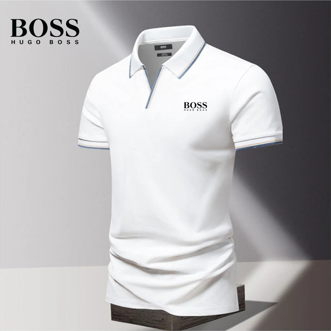 Polo élégant vieil argent