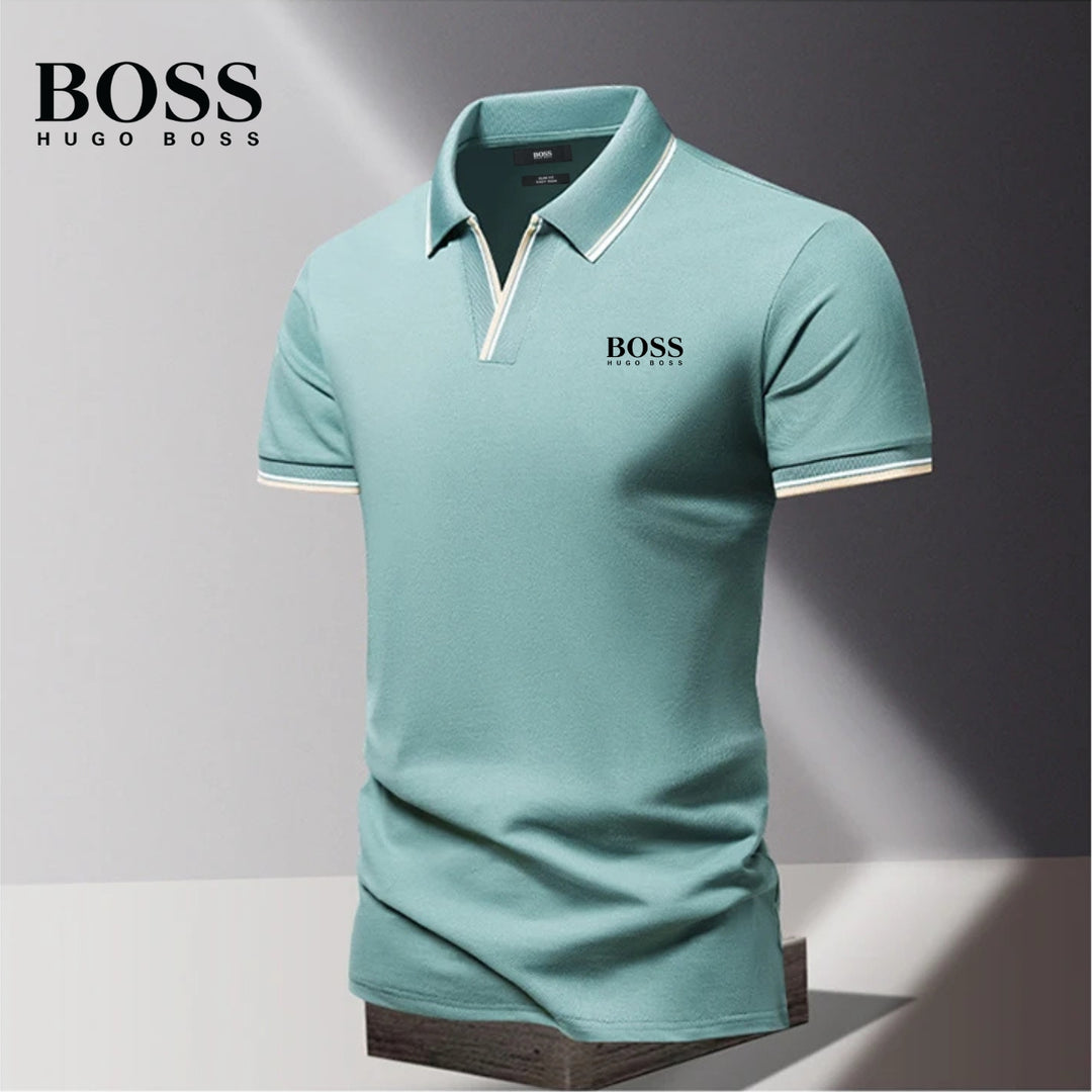 Polo élégant vieil argent