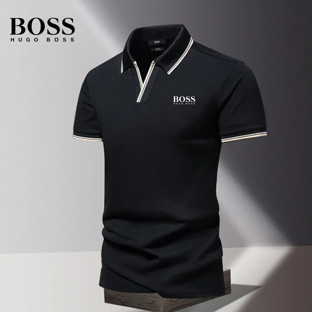 Polo élégant vieil argent