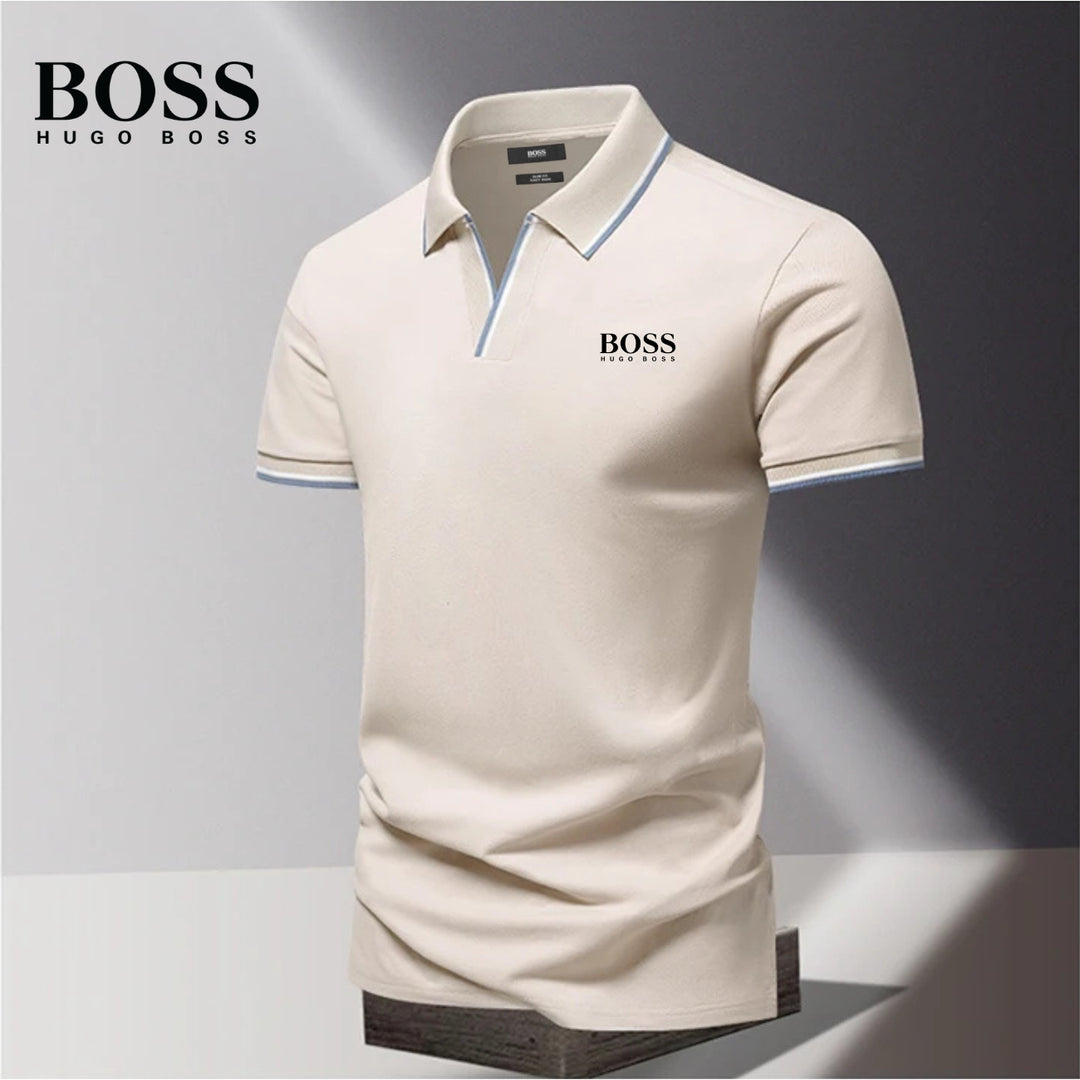 Polo élégant vieil argent
